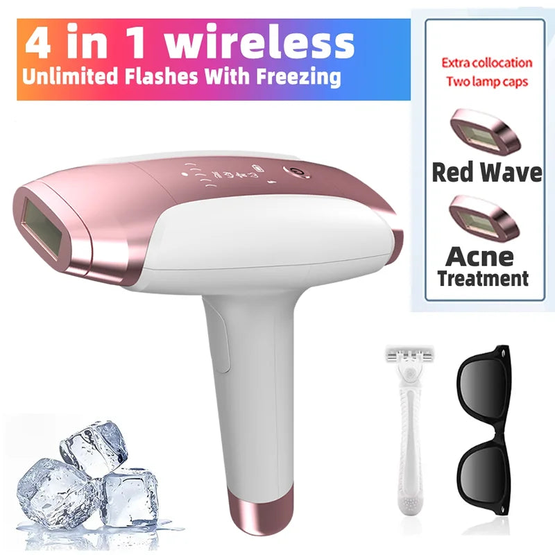 999999 Flashes IPL Laser Epilator for Women  Home Use Devices Hair Removal Painless Electric Epilator Bikini Dropshipping