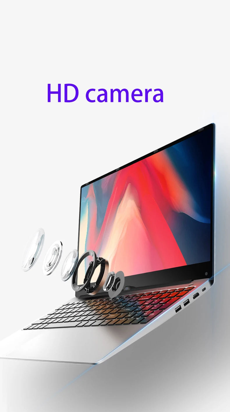 15.6 Inch Notebook Intel Core i9 10880H i7 1165G7 Ultrabook Max 32GB RAM 2TB SSD Gaming Laptops With Backlit Keyboard IPS Screen