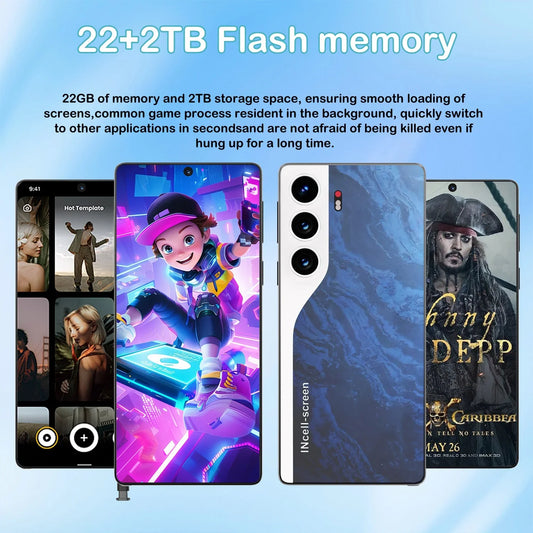 HOT 2025 new C40 Pro original intelligent 4G 5G dual card dual standby Android 14 system global version 108MP 8000mAh battery