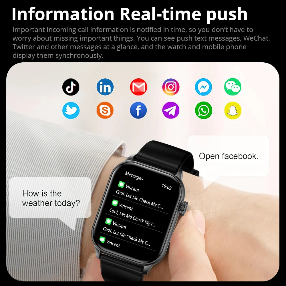 COLMI P78 AMOLED Smartwatch 1.95'' Display with Flashlight & Voice Calling 100+ Sports Mode Health Monitor Men Women Smart Watch