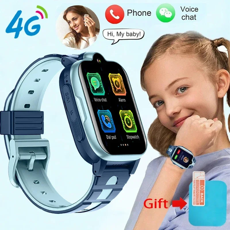Xiaomi Mijia Kid Smart Watch 4G Children Video Call GPS SOS SIM Sports Bracelet Alarm Clock Kids Sound Smarwatch for Android IOS