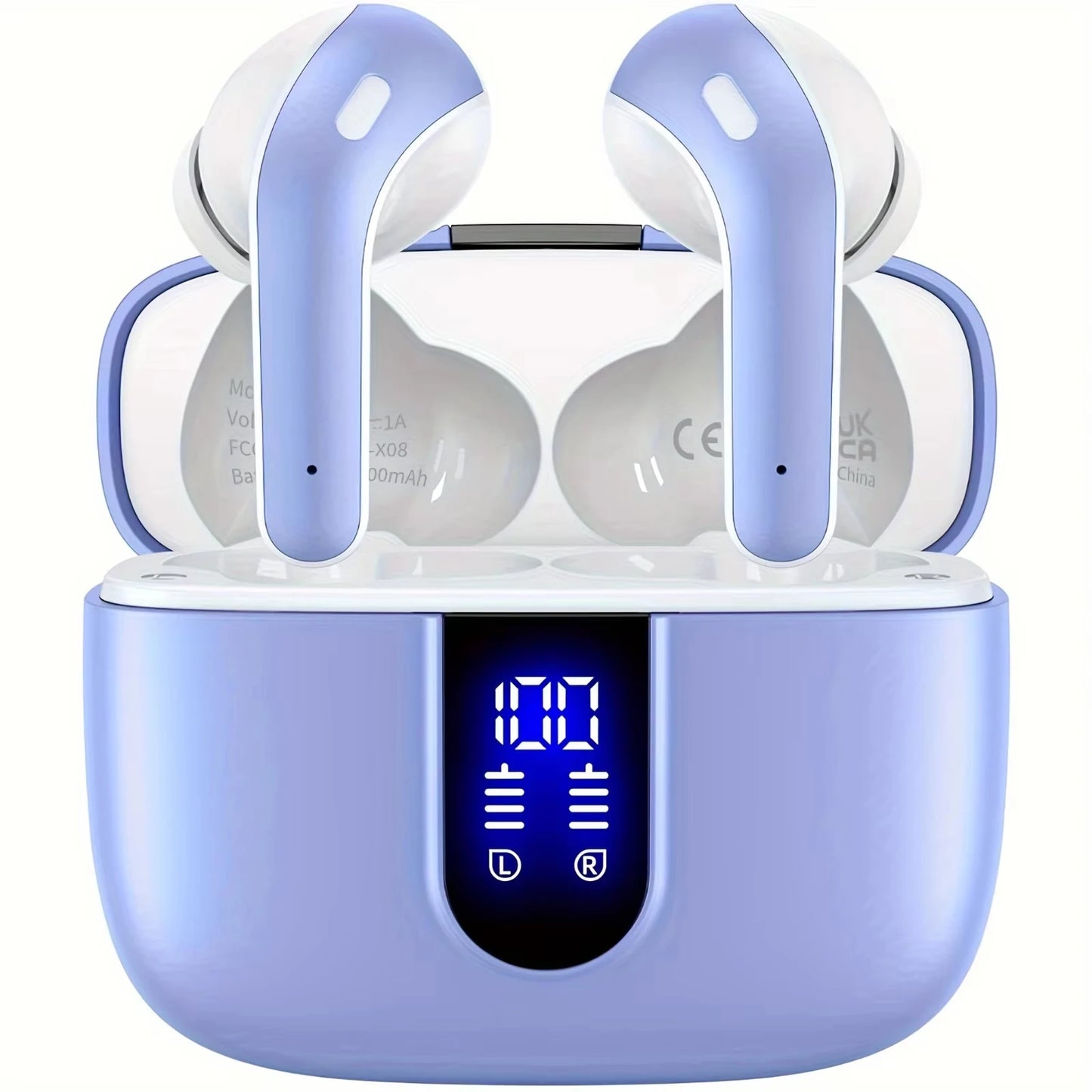 TWS LED Display Wireless Earbuds 50H Playback Mic Sport In Ear Buds Bluetooth Earphone For Smart Phone Laptop Computer