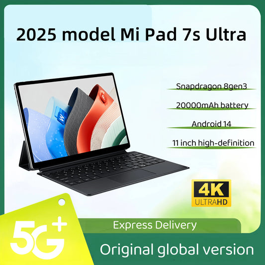 2025 New Original Global Edition Tablet PC Pad 7 Pro Ultra Snapdragon 8gen3, Android 14 HD 4K, 22GB + 2TB, Dual SIM 5G and WIFI