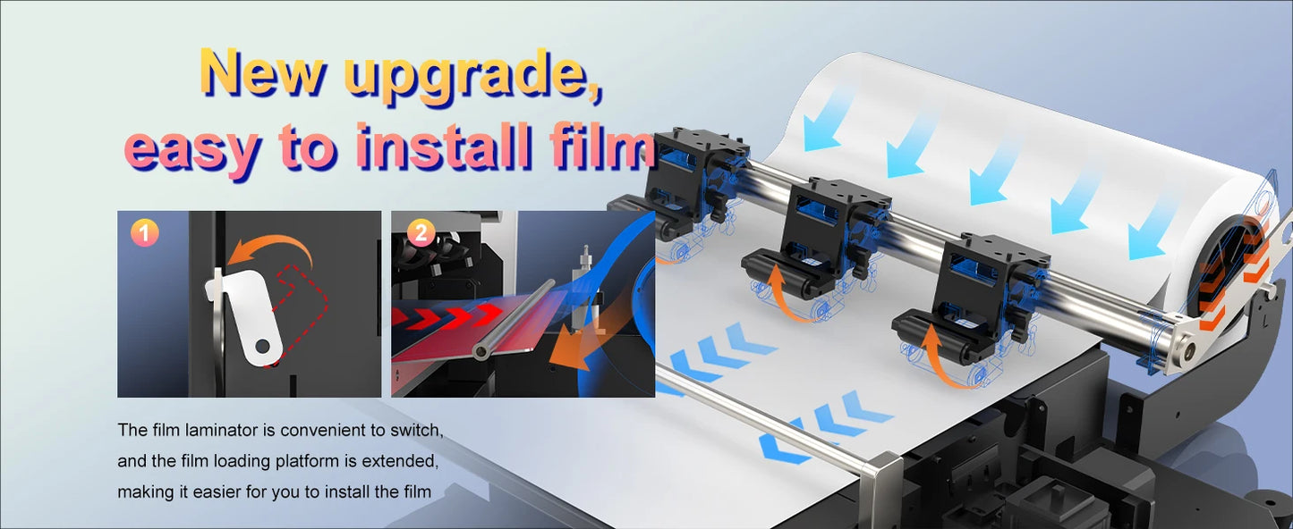 A3 DTF Printer Impresora 13inch XP600 DTF Printer Transfer Printe Direct Roll Film Printing Jeans Bag Hat DTF Printing Machine