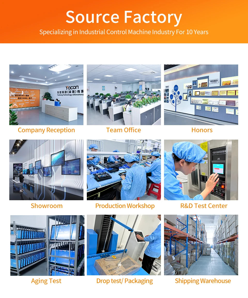 13.3 Inch All-in-One Capacitive Touch PC Industrial Panel PC with VESA Mount Compatible with Windows 10 or 11