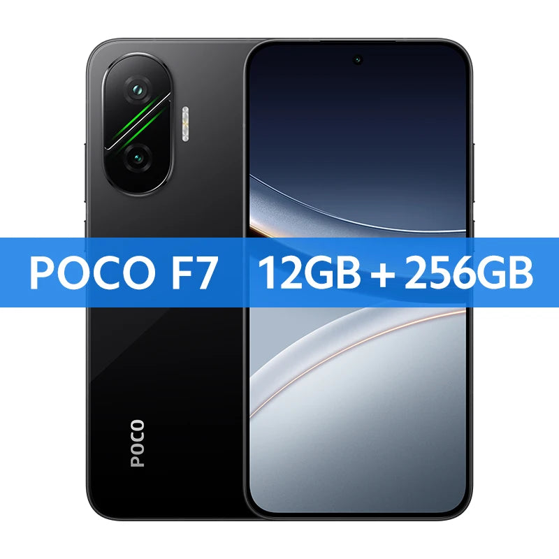 Newest POCO F7 Smartphone 256GB 512GB Snapdragon® 8s Gen 4 6.83" 1.5K AMOLED Display 6500mAh 50MP Main Camera With OlS lP68 NFC