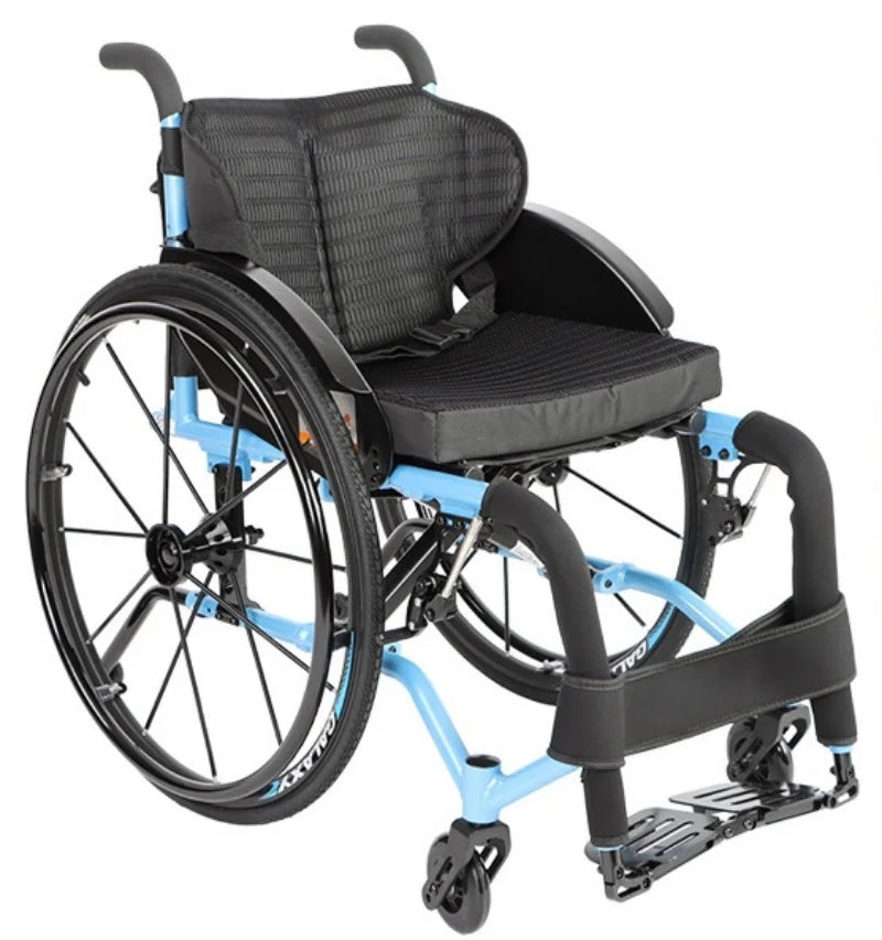 3different Seat Size Aluminum Alloy Rehabilitation Portable Light Foldable Travel Chair Sport manual Wheelchair for the Disabled