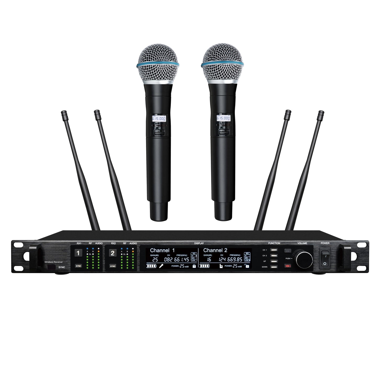 Leicozic Professional Wireless Microphone Chrome KSM8 AD4D Fit Beta58 Beta87a Dual Microfone Lapel Headset Mic Stage Performance
