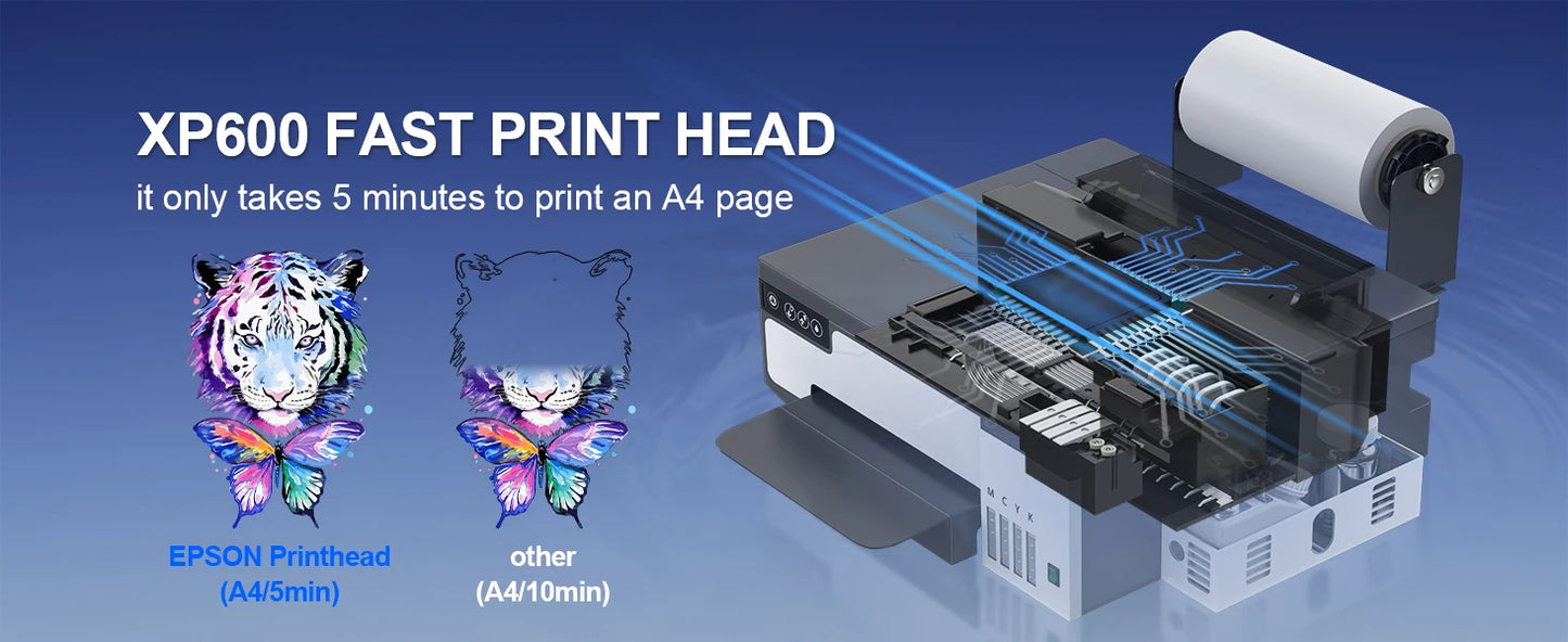 A4 A3 DTF Printer for Epson XP600 8.5/13inch impresora dtf Machine with DTF Oven Direct to Film DTF Printer for Clothes Tshirt