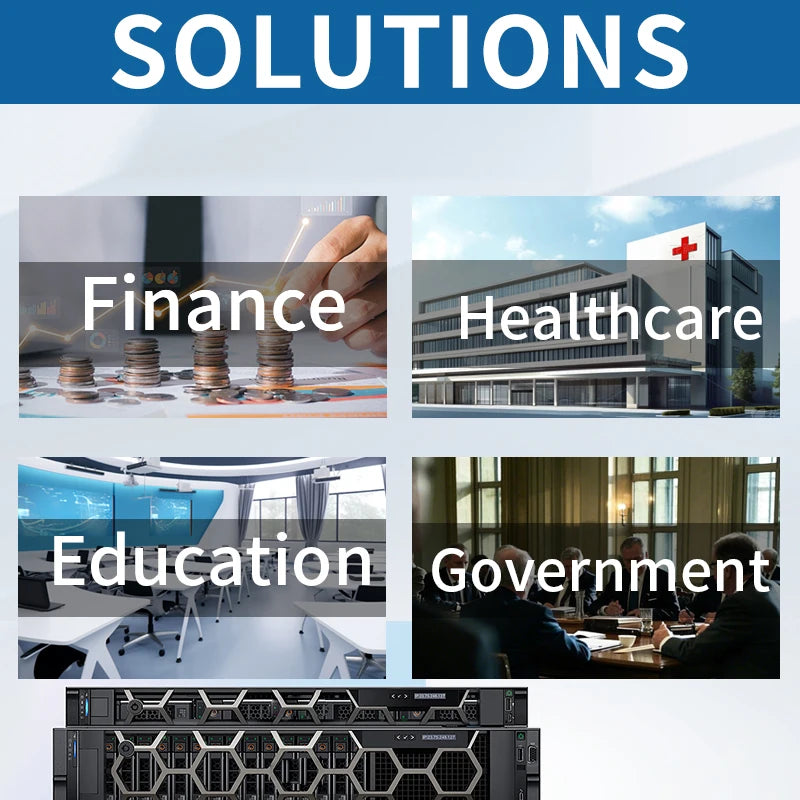 Original Brand New Del Poweredge R650 R650xs Server Xeon Cpu RAM Storage 1U Rack NAS Data Center Virtual GPU System Server