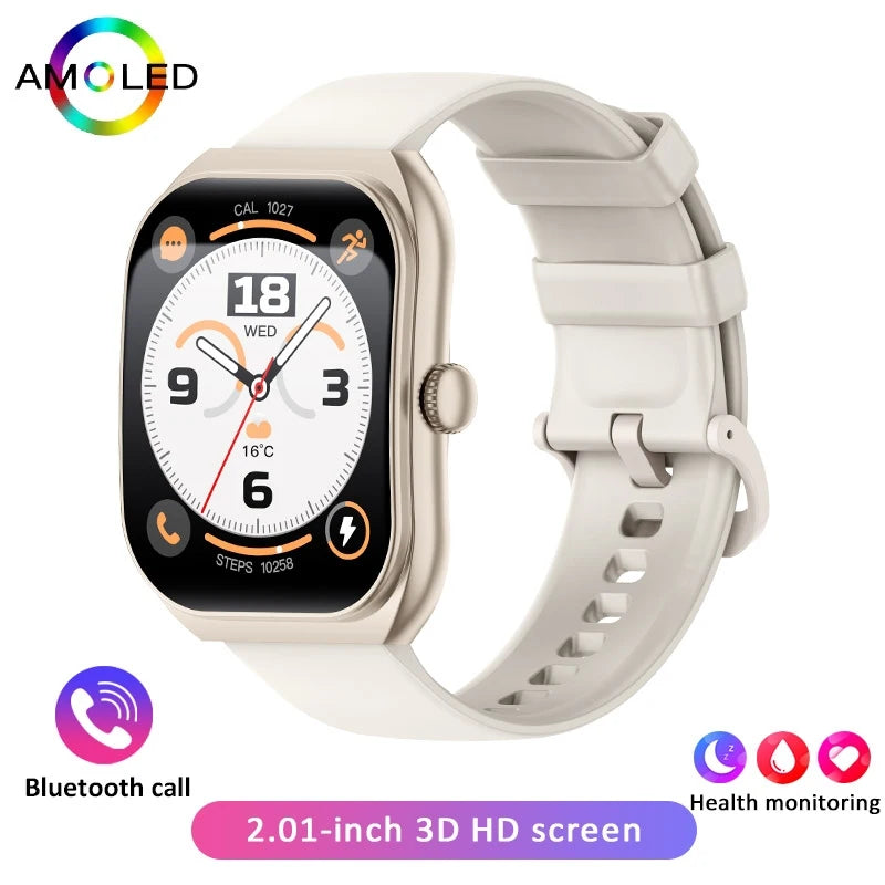 2025 New For Xiaomi Smart Watch Women Heart Rate Health Monitoring Voice Assistant BT Calling IP68 Waterproof Sports Smartwatch