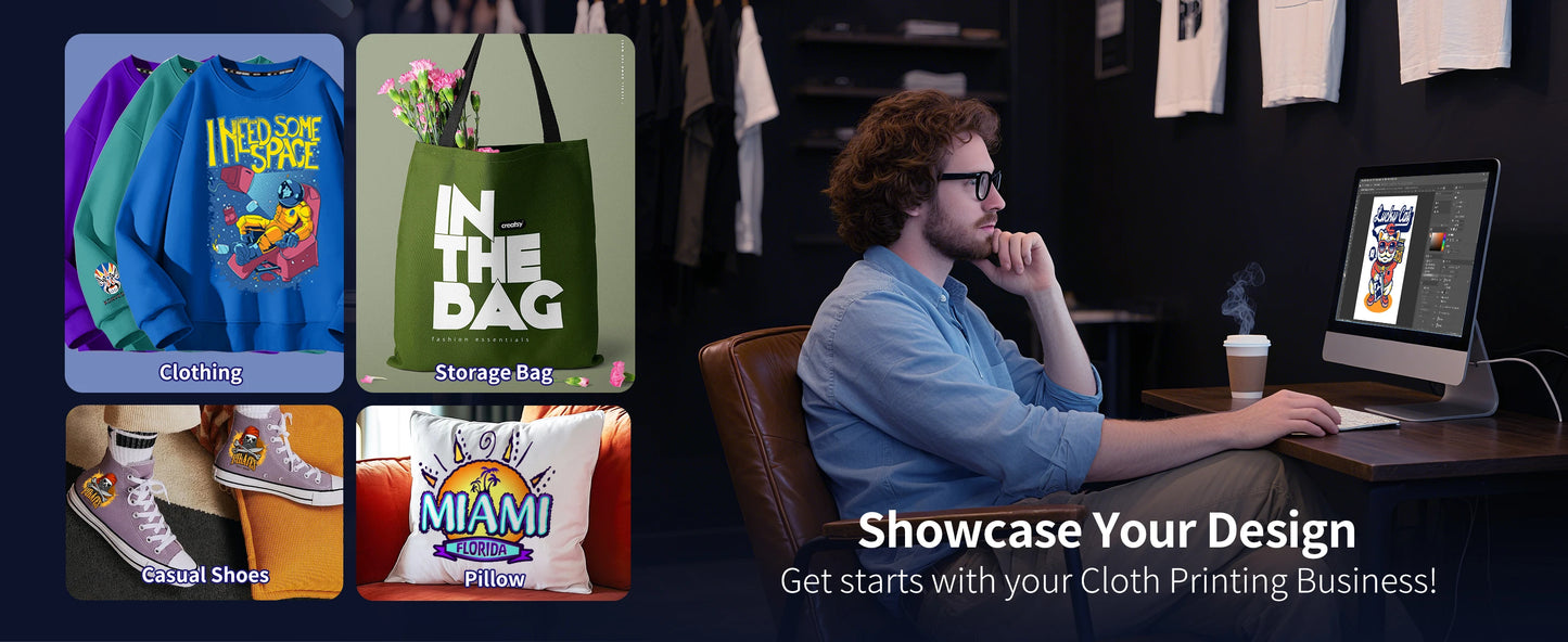 Colorsun A3 DTF Printer For Epson L1800 DTF Printing Machine Direct to Film Impresora A3 DTF Printers For T-Shirt Hoodies Fabric