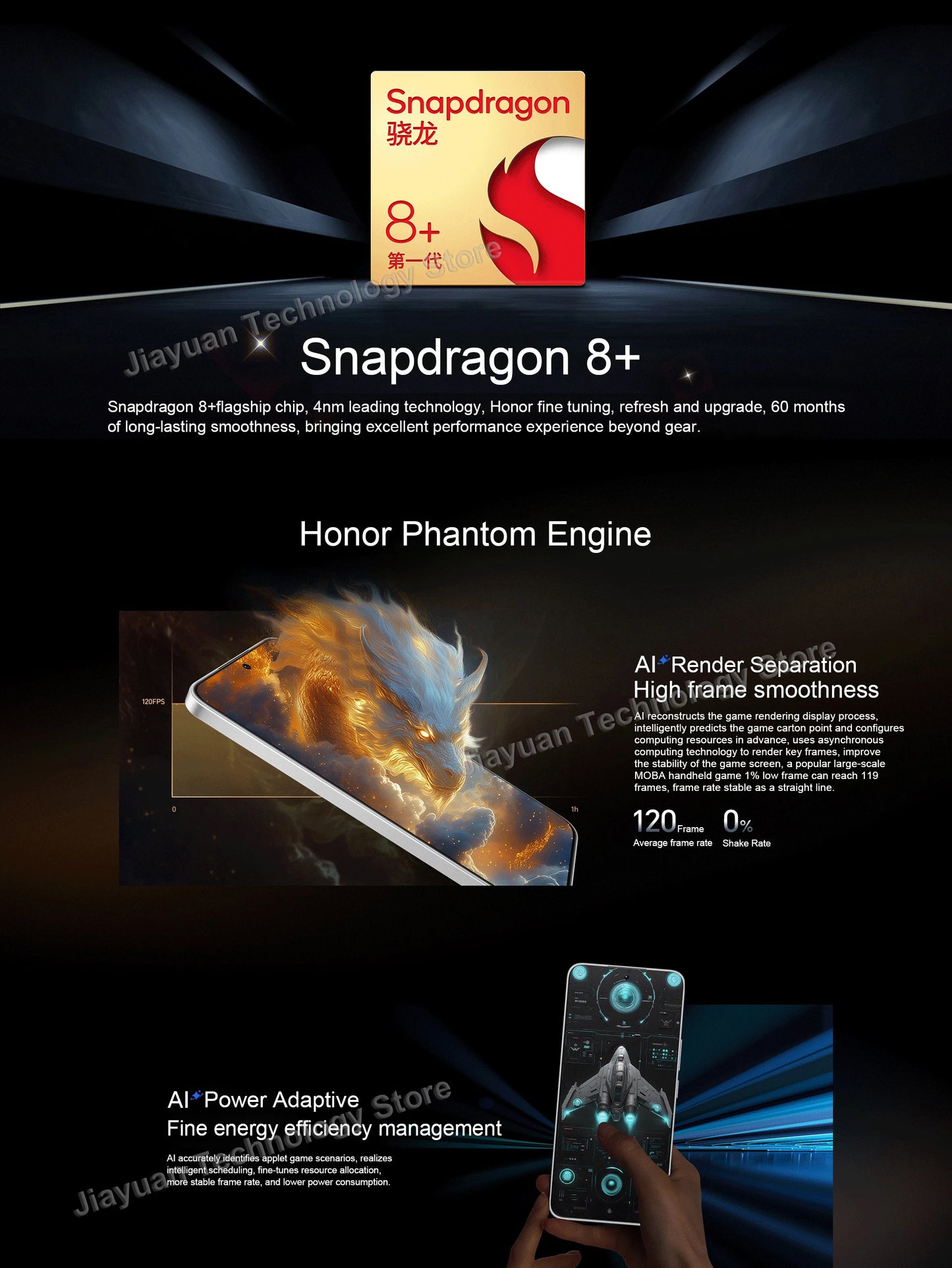 Original HONOR X60 GT 5G Mobile Phone 6.7" AMOLED Display Snapdragon 8+ Gen 1 Battery 6300mAh 80W Charging GMS Smartphone