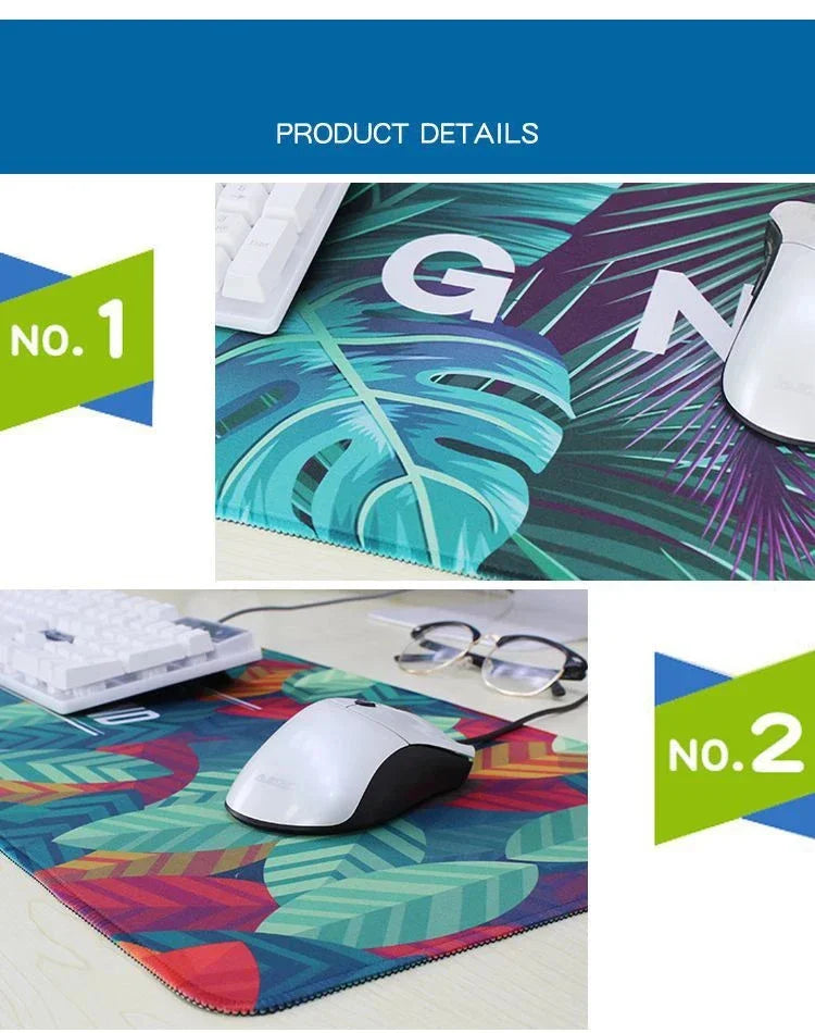 Japan Anime My Hero Academia Mousepad Bakugou Katsuki Large Lock Edge Keyboard Pad For Gamer Computer Desk Mats Anti-slip Rubber