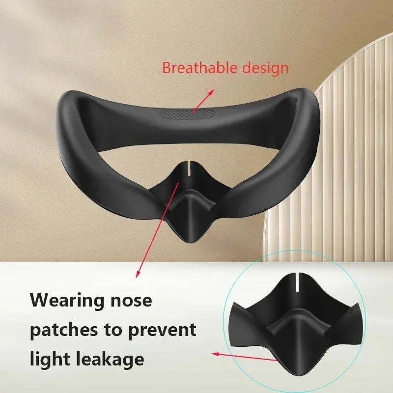 Silicone Replacement VR Eye Pad For Pico 4  Face Cover Anti-Sweat Protective Case  Mask For Pico 4 VR Glasses Accessories