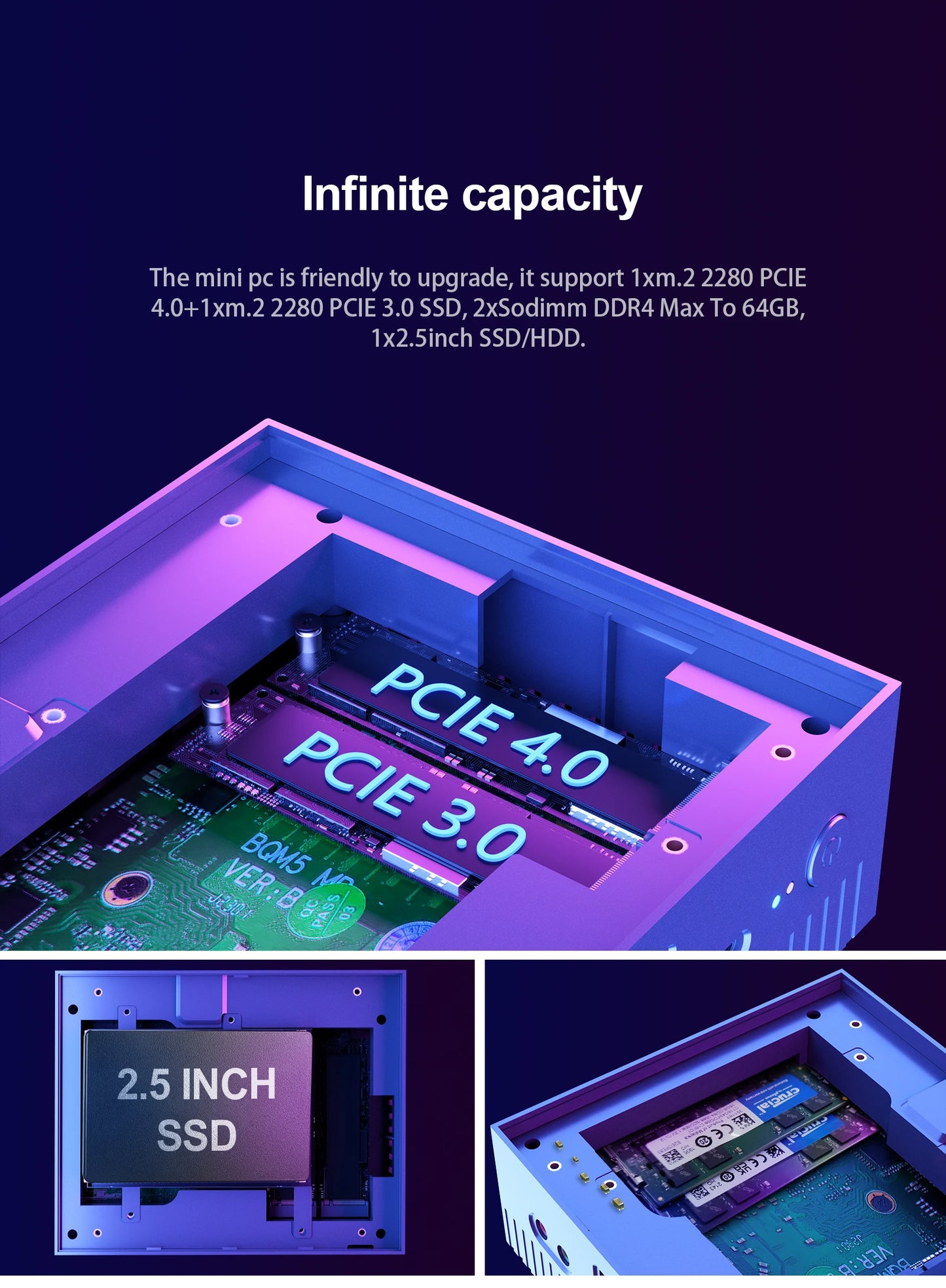 Chatreey IT12 Mini PC  Intel Core i7 1360P i9 13900H Gaming Desktop Computer 2x2.5G Ethernet PCIe 4.0 Wifi 6 Thunderbolt 4