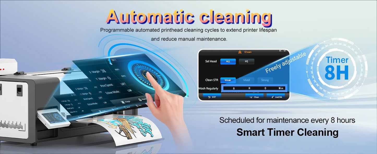 A3 DTF Printer Impresora 13inch XP600 DTF Printer Transfer Printe Direct Roll Film Printing Jeans Bag Hat DTF Printing Machine