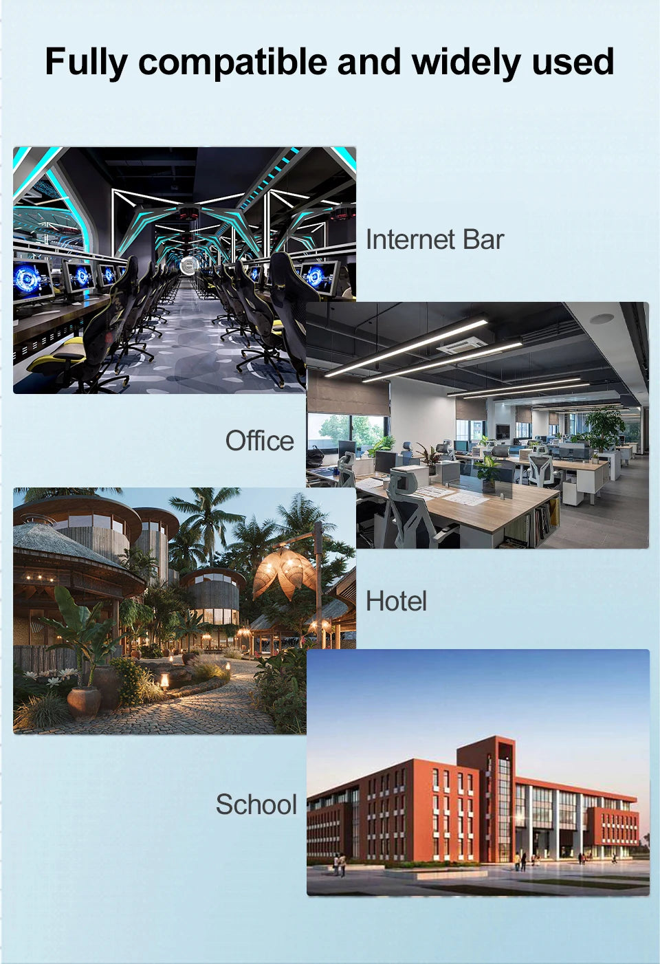 8 10-gigabit SFP+ Ports L3 Managed Network Switch Support DHCP and Dynamic Routing Support VLAN Division and Port Aggregation