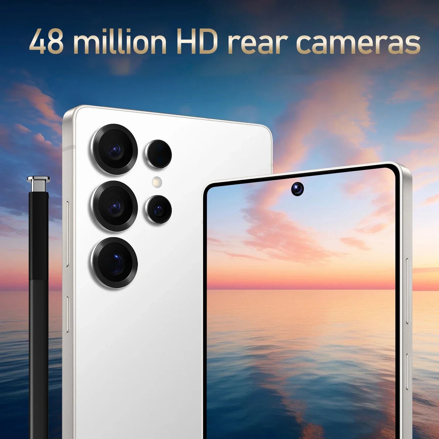 Global Version S25 Ultra Smartphone  Android,6.8 inch,12GB RAM,512GB ROM,Dual SIM,Mobile phone,Google Play Store,24+48MP,6800mAh