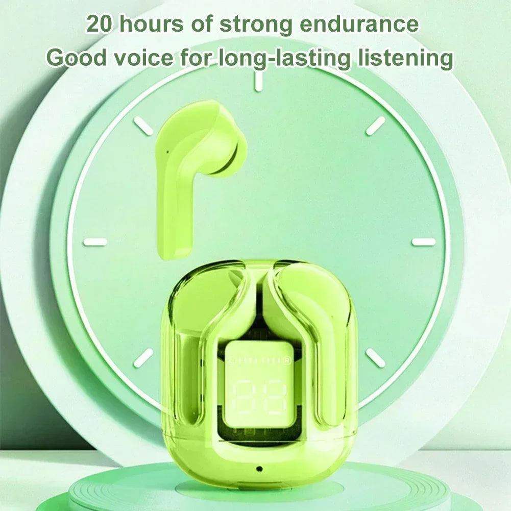 T2 TWS Wireless Headphones LED Power Earphones Digital Display Headset Stereo Sound Bluetooth-compatible 5.3 for Xiaomi Lenovo