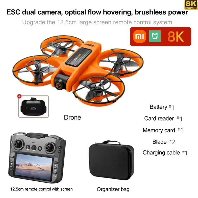Xiaomi S156 Drone GPS 8K Professional HD 360° Dual Camera Screen Remote Control  Brushless Motors Obstacle Avoidance Quadcopter