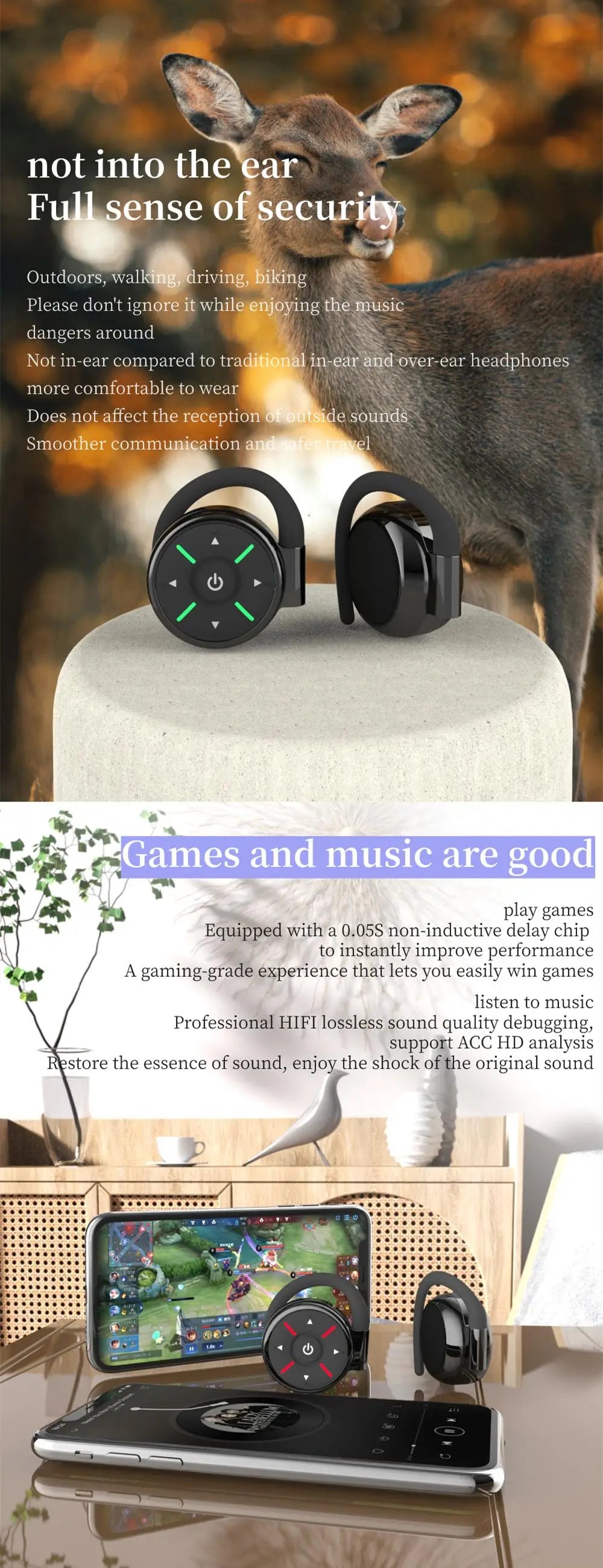 TWS Wireless Earphones Bluetooth Noise Canceling earbuds Stereo Headphones Sports Gaming Headset With Mic for Smartphones Xiaomi