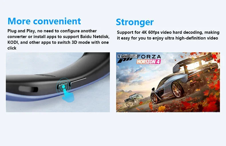 Rokid Max AR Smart Glasses Micro OLED 3D 215”Max Giant Screen Theater Viewing For Phones/Switch/PS5/Xbox/PC