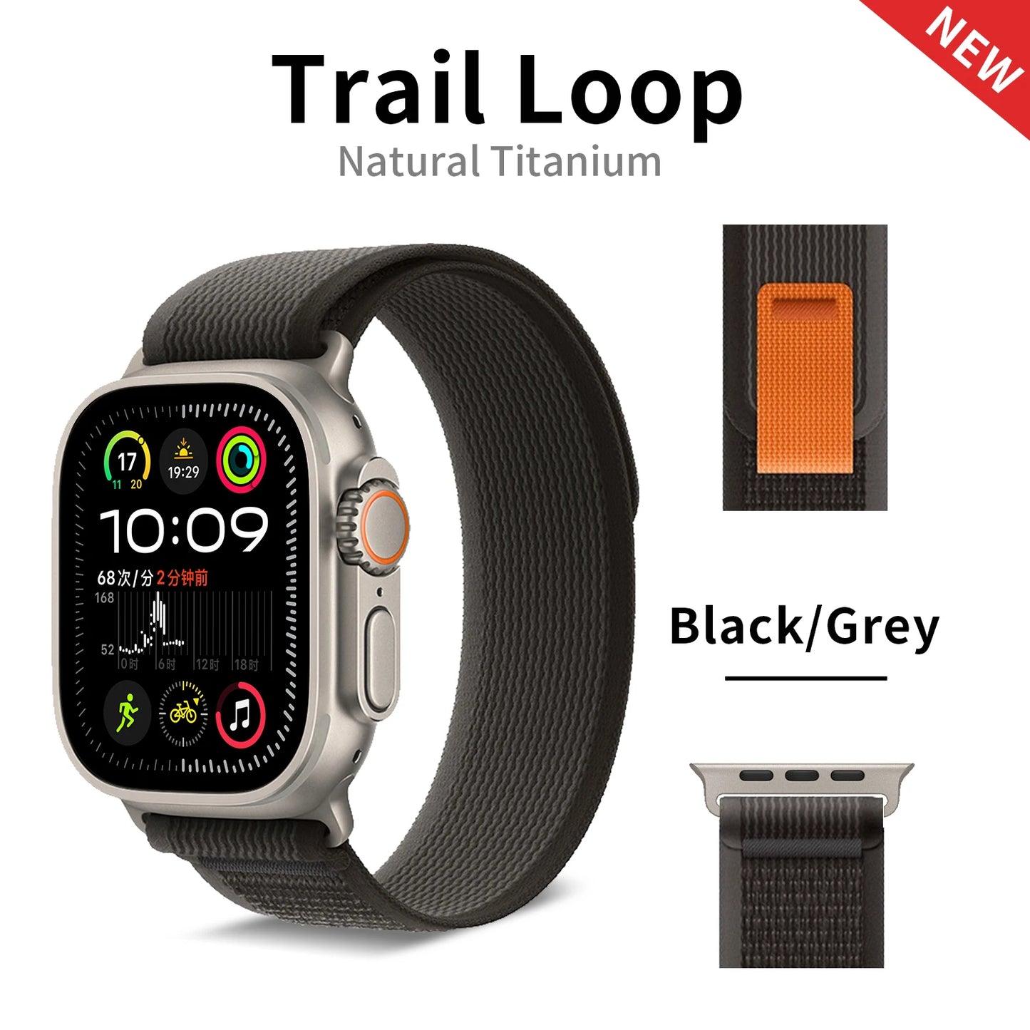 2025 New Suitable for Apple Watch  High Quality Nylon Strap Trail Loop For Watch Series 11 10 9 8 7 SE 3 Ultra 3 2 Band Iwatch