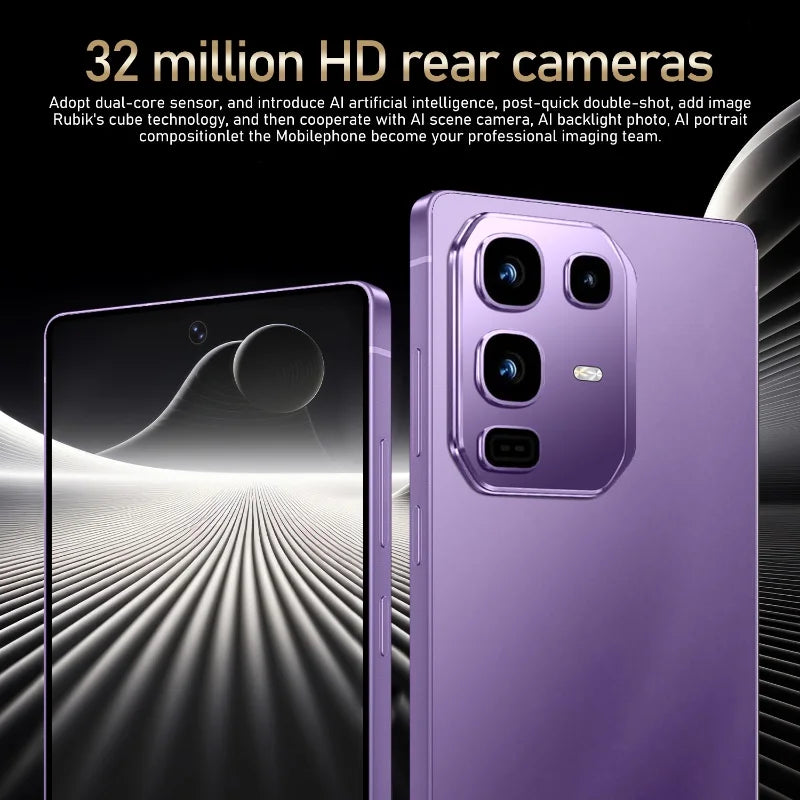 Global Vision S25 Ultra Smartphone Android 4100mAh 8GB RAM 256G ROM 6.8 Inch Phone 720x1600HD 16+32MP 4G 5G Network Mobile Phone