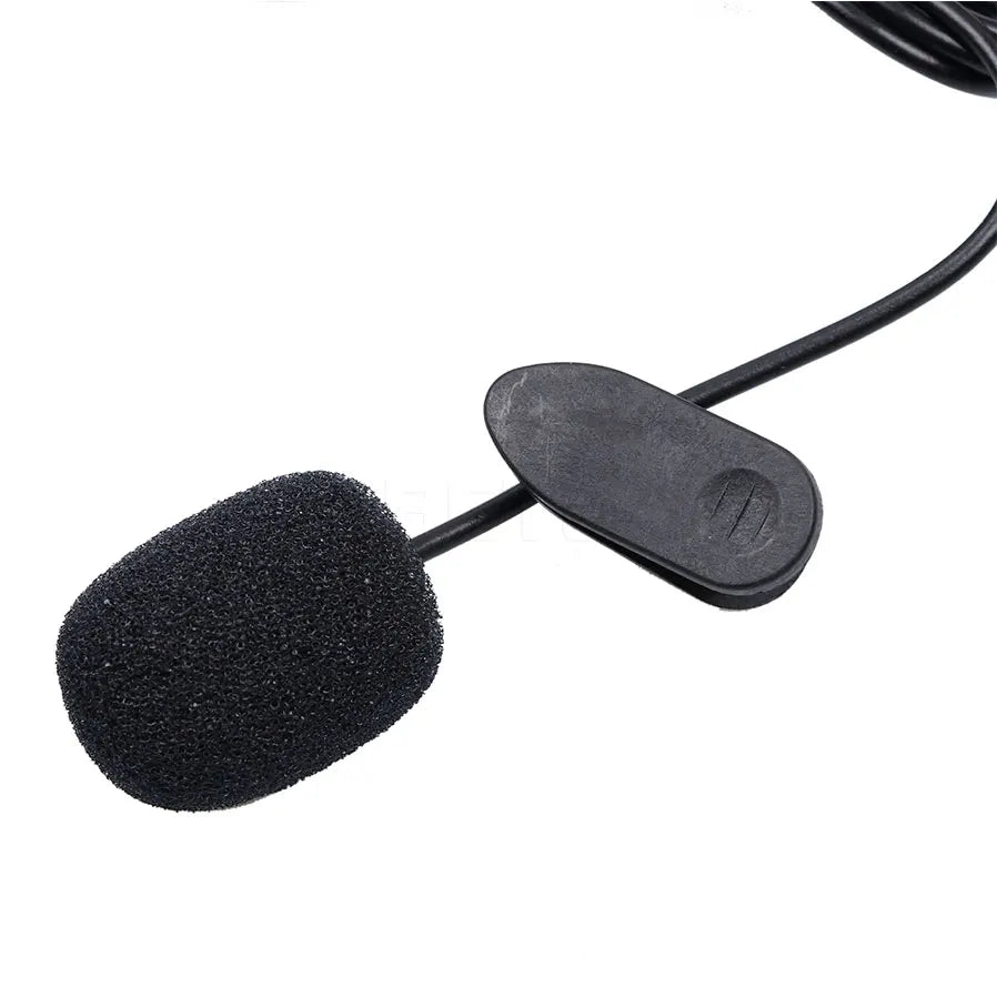 1.5m 3.5mm Mini Lavalier Microphone Metal Clip Lapel Mic for Mobile Phone PC Laptop Wired Microphone for Speaking Vocal Audio