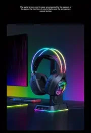 ONIKUMA X22 Gaming Headset RGB Dynamic Lighting Wired Over-Ear Adjustable Headphones With Mic 50MM For PC PS4 Xbox PS5 Gift