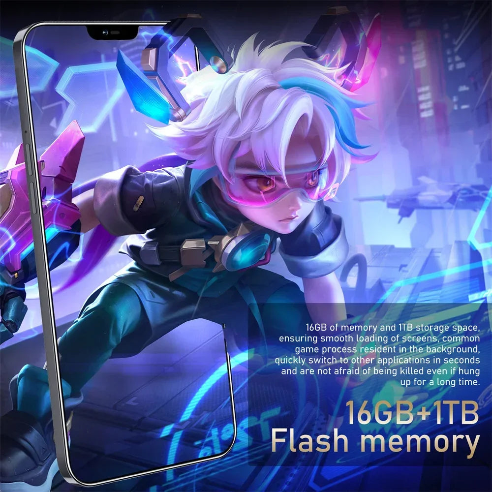 Brand New Pad Tablet PC For 14T Pro 7.0 inch HD Android 15 22GB+2TB 8000mAh Battery 4G 5G Dual Sim Card WiFi GPS Tab