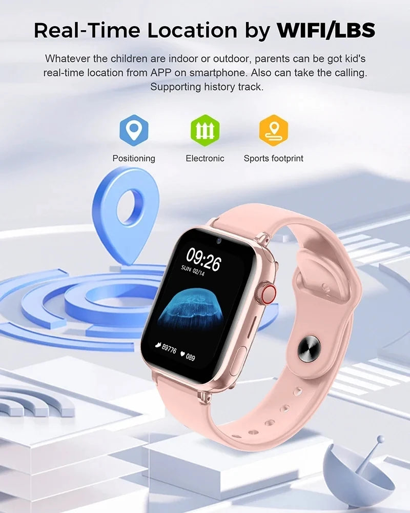 For Xiaomi Kids Smart Watch 5G GPS Location Video Call Sim Card Child Camera Waterproof Upgrade SOS For Boys Girls
