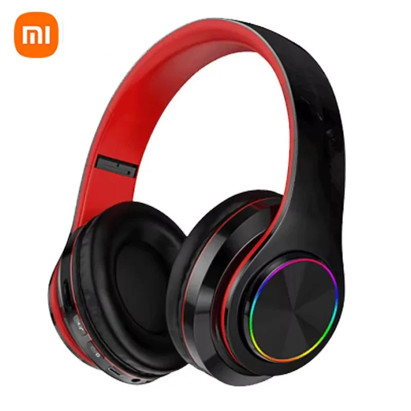 XIAOMI Bluetooth Headset Wireless Headphones Foldable HiFi Stereo Earphone With Mic Support SD Card FM For Xiaomi Iphone