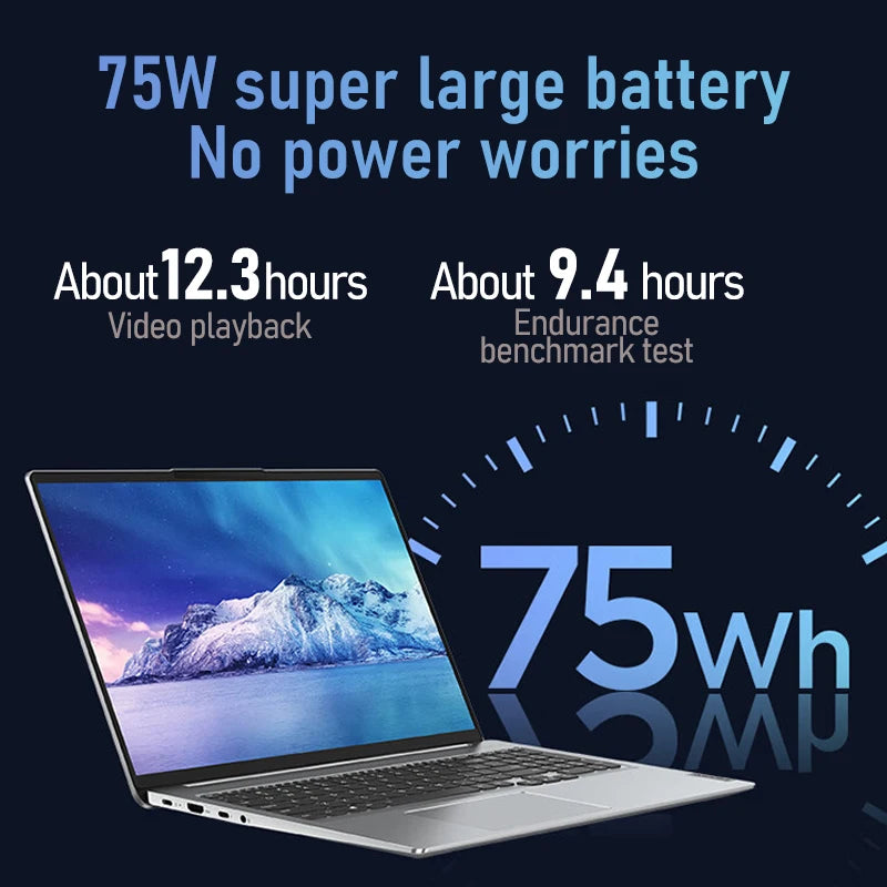 Lenovo Xiaoxin Pro16 2021 Laptop AMD Ryzen 7 5800H/R7-6800H/i5-12500H 16Inch 2.5K 120Hz 16GB RAM 512GB SSD Notebook