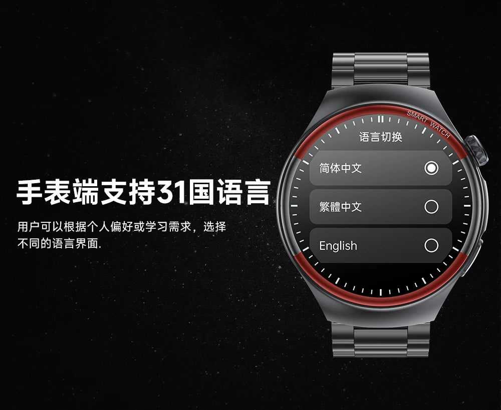 Medical Grade Non invasive Blood Glucose HRV Detection Smart Watch NFC HD Bluetooth call Smart watch Man Woman