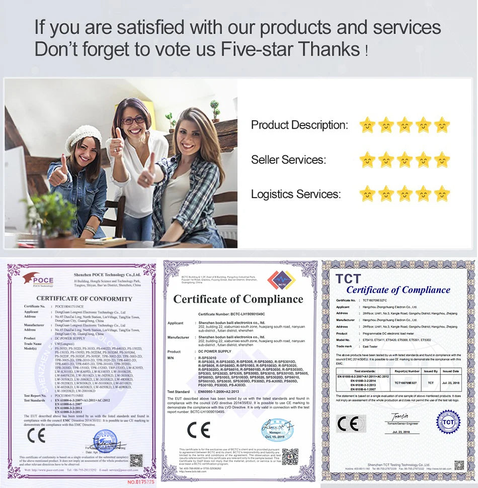 30V10A Programmable DC Power Supply Adjustable Bench Power Supply,M1-M4 Storage, Fast Output, Preset Voltage Current,60V 120V