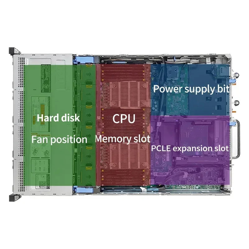 Hot sale Best Price EMC Poweredge R730xd R740xd Dell Rack Server for ip tv Computer Server Rack Storage renewed wholesale