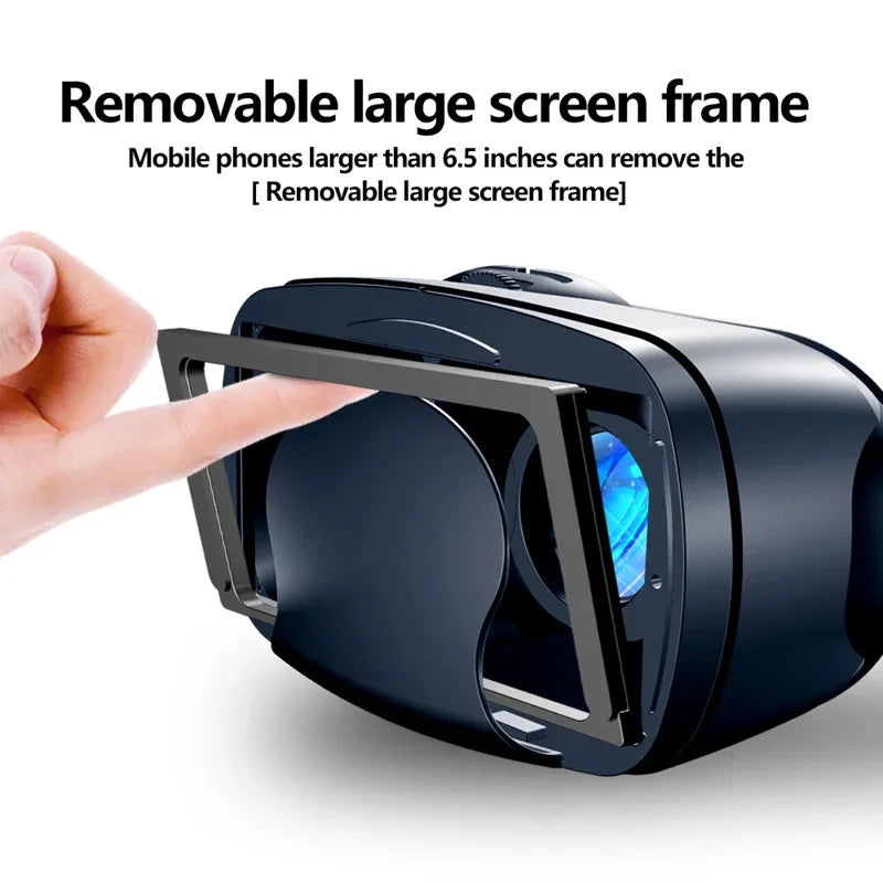 VRG Pro VR Glasses Virtual Reality Headset Devices Viar 3D Helmet Goggles Lenses Smart For Smartphone Cell Phone For 5-7' Mobile