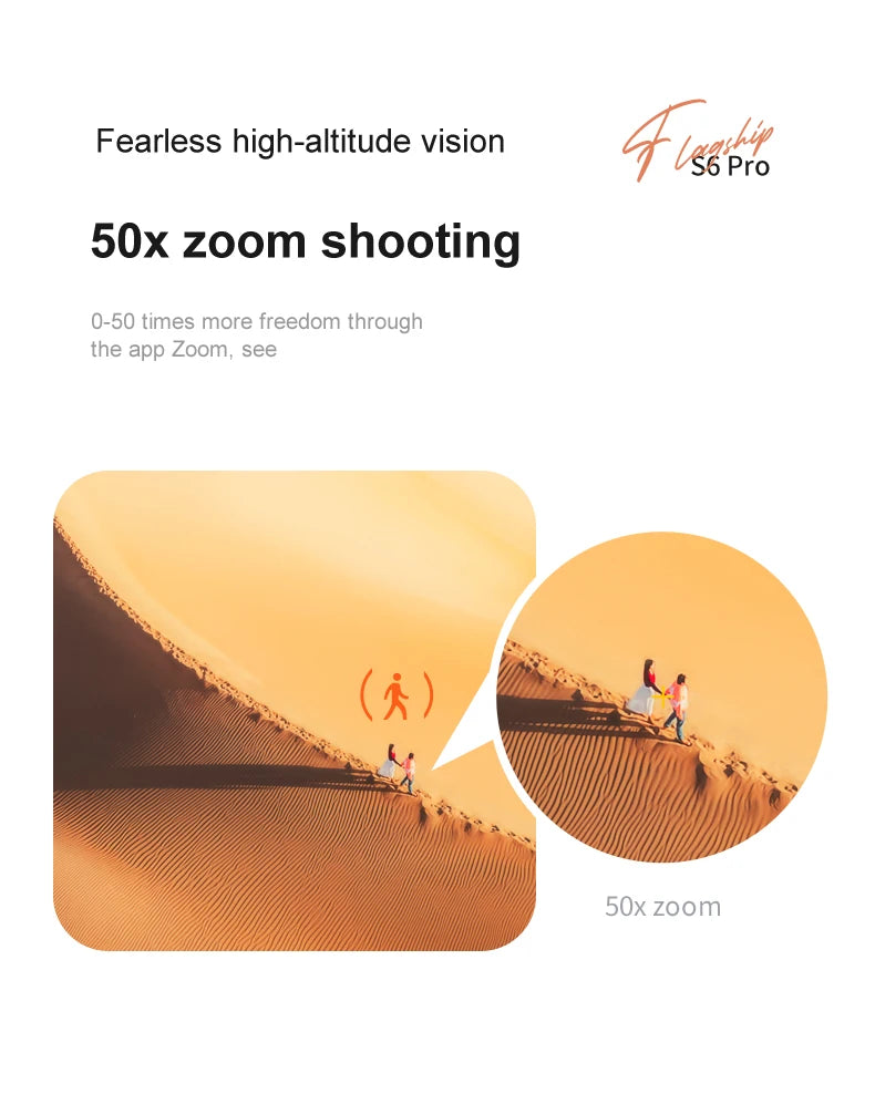 Xiaomi S6 pro Drone Aerial 8K HD Professional Foldable Obstacle Avoidance Quadcopter Dual Camera GPS WIFI RC UAV Christmas Gifts