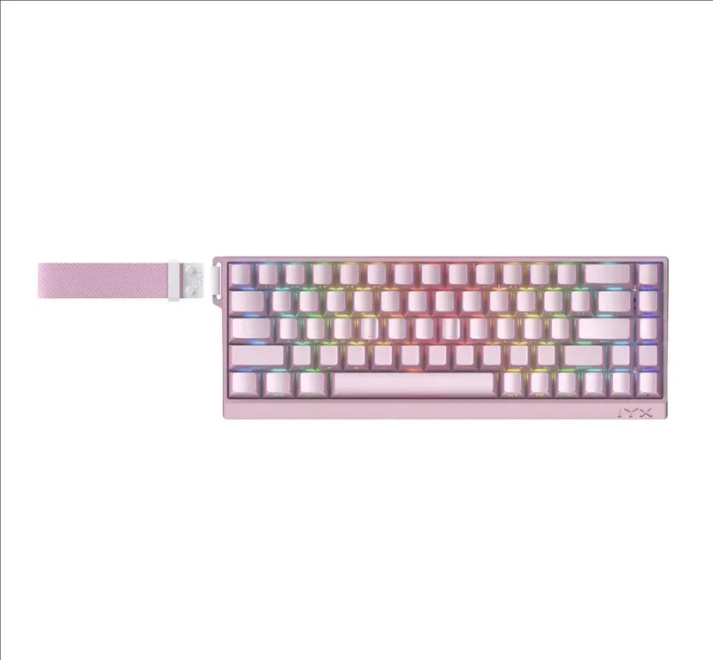 IYX MU68 Pro Mechanical Keyboard Magnetic Switch 8k RT0.04 RGB Backlit Hot Swap E-sports Gamer Keyboard Wired Aluminium Alloy
