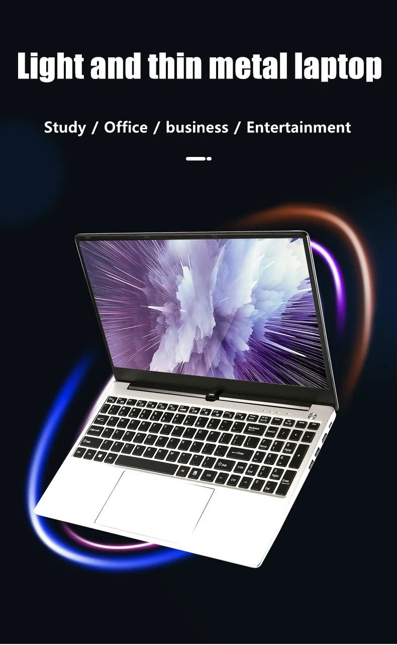 15.6 Inch Notebook Intel Core i9 10880H i7 1165G7 Ultrabook Max 32GB RAM 2TB SSD Gaming Laptops With Backlit Keyboard IPS Screen