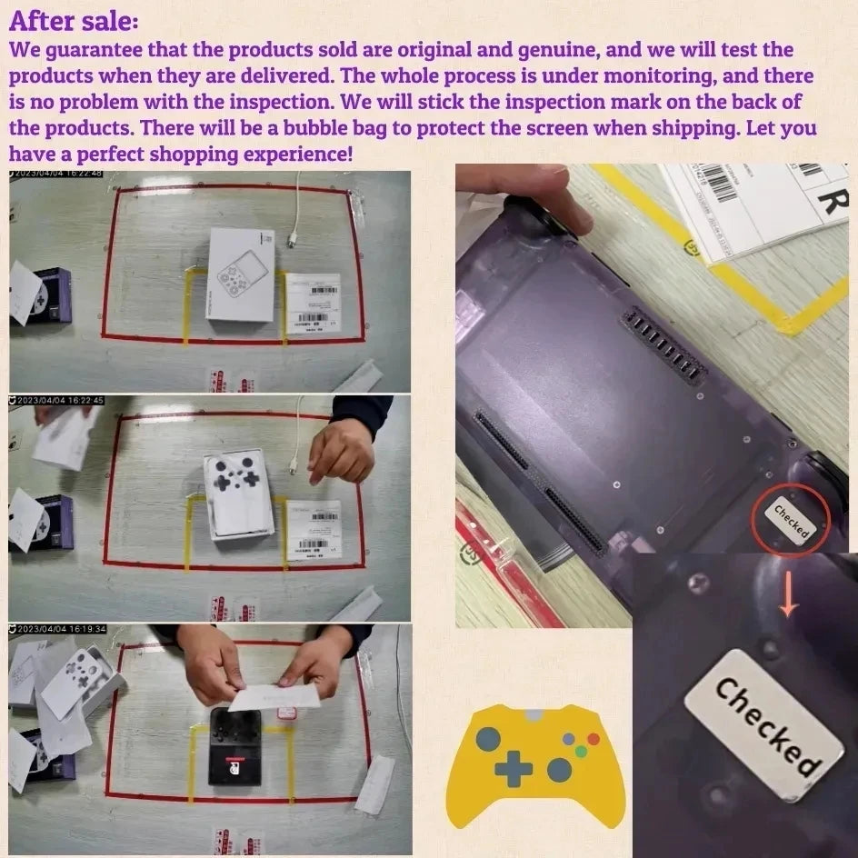 ANBERNIC RG34XX Handheld Game Console 3.4inch IPS Screen Linux 64-bit System RG 34XX 32G Retro Video Game Players WiFi PSP Gift