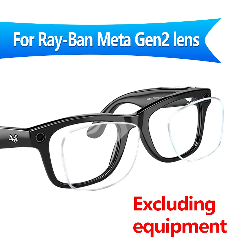 For Ray Ban Meta Wayfarer gen2 Smart Glasses Customized Prescription Myopia Lens Progressive Lens Accessories