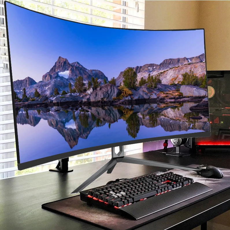 Aotesier 24 inch Led High Quality Built-in Battery Desktop Monoblock Gaming Computer With Webcam Business All In One Pc win10 8G