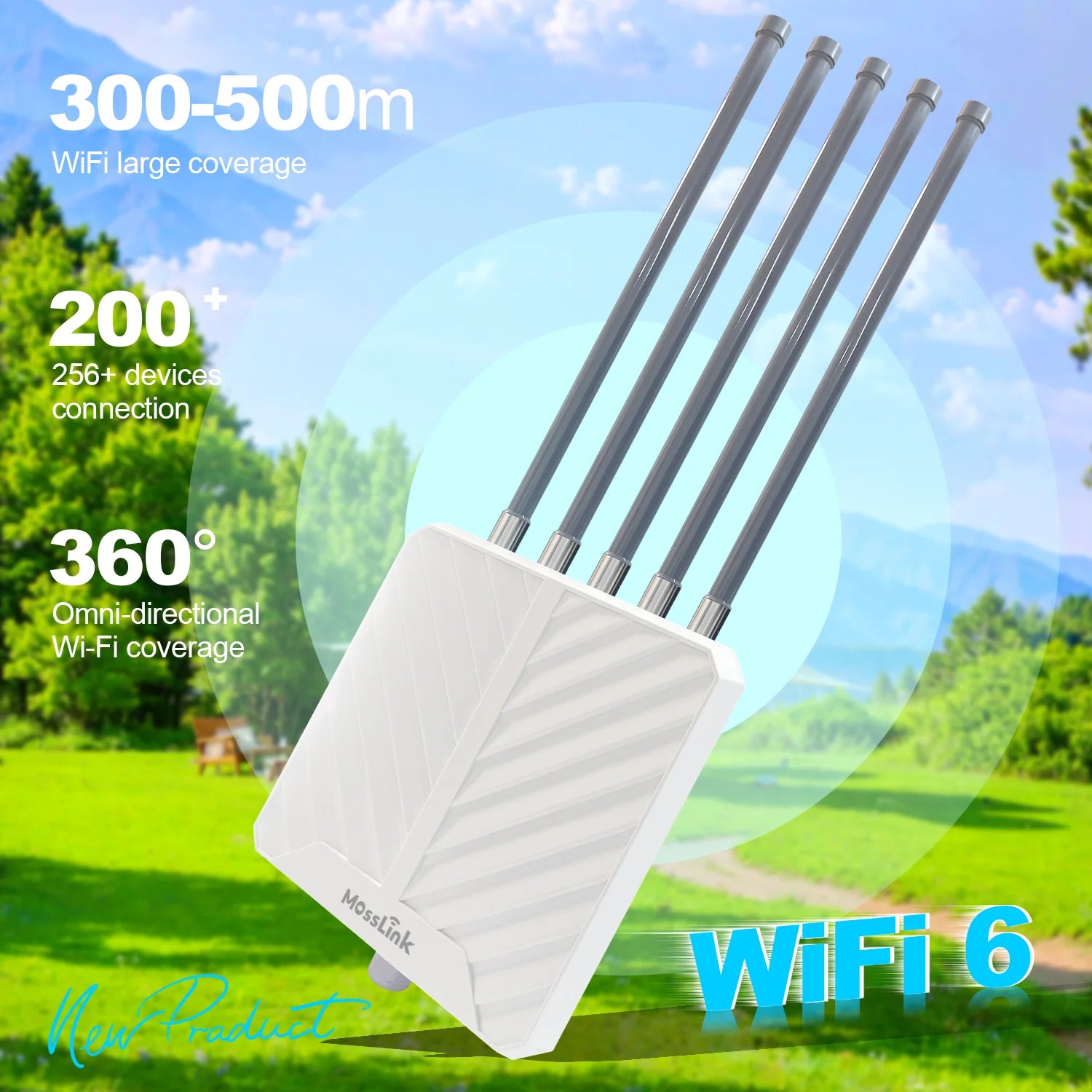 2025 Best 3000Mbps WiFi 6 Wireless Outdoor Access Point Long Range Wifi AP With Dual Band PoE Waterproof Wifi Extender Repeater