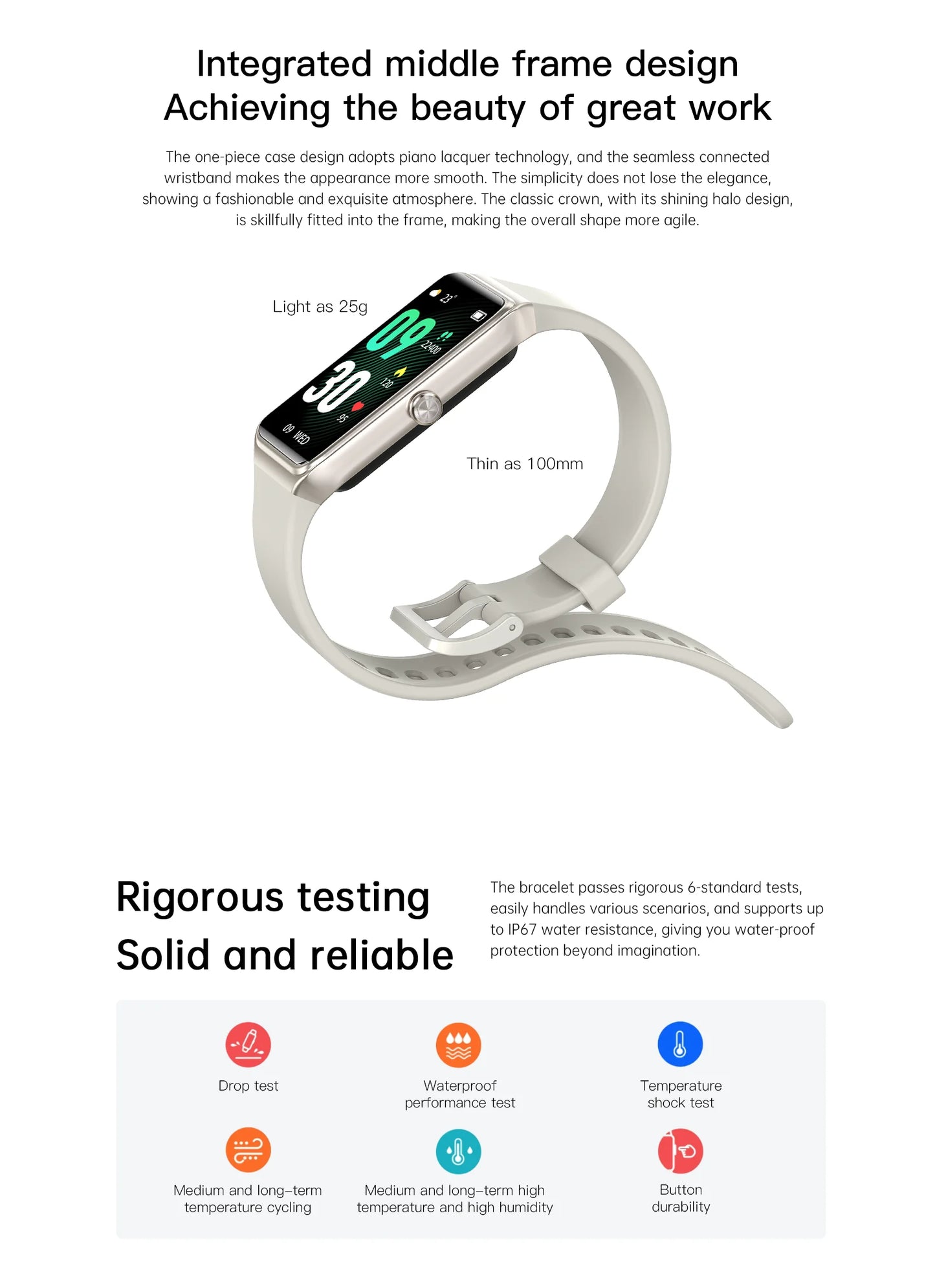 LIGE New 1.47” HD Smart Watch Women's Sports Fitness Bracelet Thermometer Health Monitor Waterproof Women Smartwatch for Xiaomi